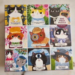 Bookish Cats 500 pc Puzzle